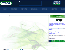 Tablet Screenshot of coresoluciones.com